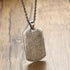 Pendentif Loup Gravé (Acier)